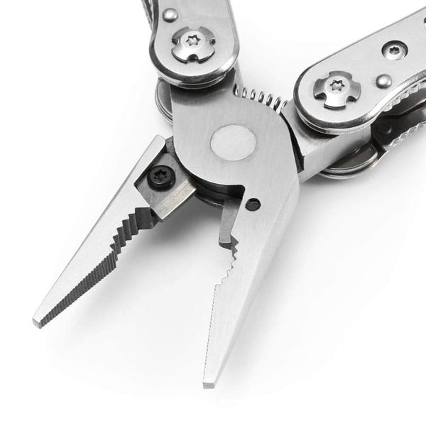 12 in 1 Multifunctional Folding Pliers with 12pcs Screwdriver Bits - Camping Tools