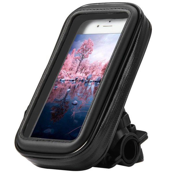 Waterproof Rotating Bicycle Bike Mount Handle Bar Holder Case for iPhone Samsung