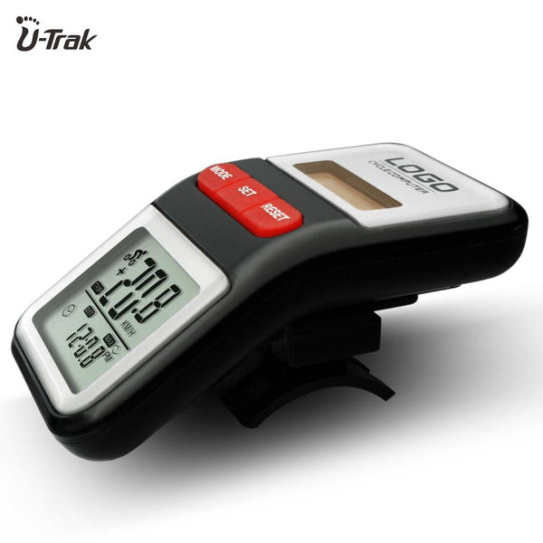 U - Trak CR - 770 Solar + Battery Dual Power Water-resistant Bicycle Bike Speedometer