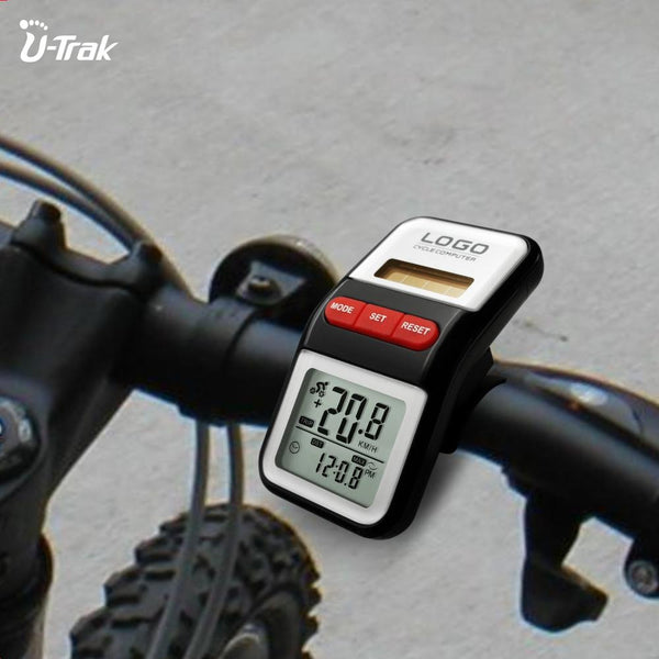 U - Trak CR - 770 Solar + Battery Dual Power Water-resistant Bicycle Bike Speedometer