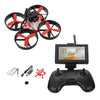 Mini FPV RC Drone Equipped with 600TVL HD Camera Transmitter 4.3 inch 5.8G 40CH LCD Monitor Receiver