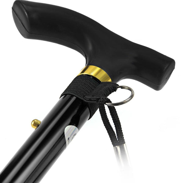 Adjustable Aluminum Metal Walking Stick Folding Collapsible Travel Cane with Non-slip Rubber Base - CBXMall.com | Best Prices ➤ Fast DELIVERY | ✈ Free Standard Shipping over 100+ Countries Worldwide