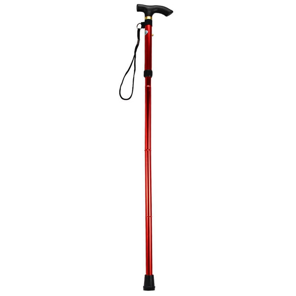 Adjustable Aluminum Metal Walking Stick Folding Collapsible Travel Cane with Non-slip Rubber Base - CBXMall.com | Best Prices ➤ Fast DELIVERY | ✈ Free Standard Shipping over 100+ Countries Worldwide