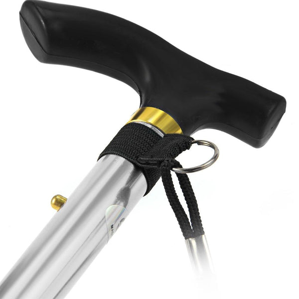 Adjustable Aluminum Metal Walking Stick Folding Collapsible Travel Cane with Non-slip Rubber Base - CBXMall.com | Best Prices ➤ Fast DELIVERY | ✈ Free Standard Shipping over 100+ Countries Worldwide