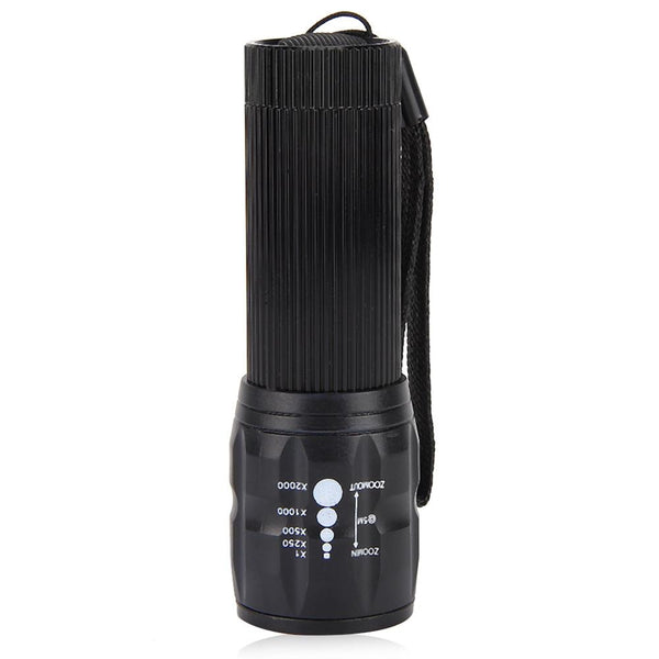 Q5 Waterproof 3W 140lm 3 Modes LED Bike Light Zoomable Flashlight with Torch Holder