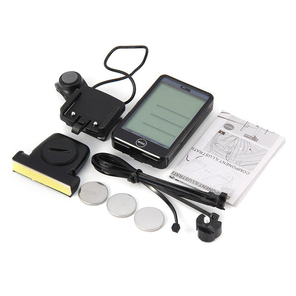 SD - 576C Waterproof Large Screen Mode Touch Wireless Bike Computer Speedometer with LCD Backlight