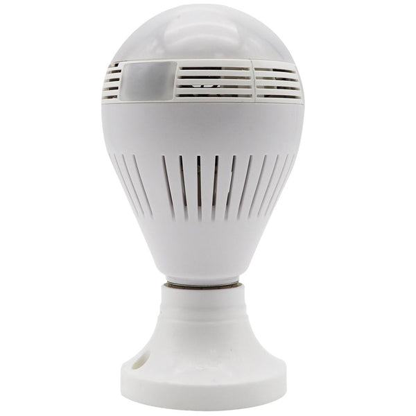 Wireless WIFI IP Camera Panoramic 360 Degree Bulb LED Lights 960P For Home Security