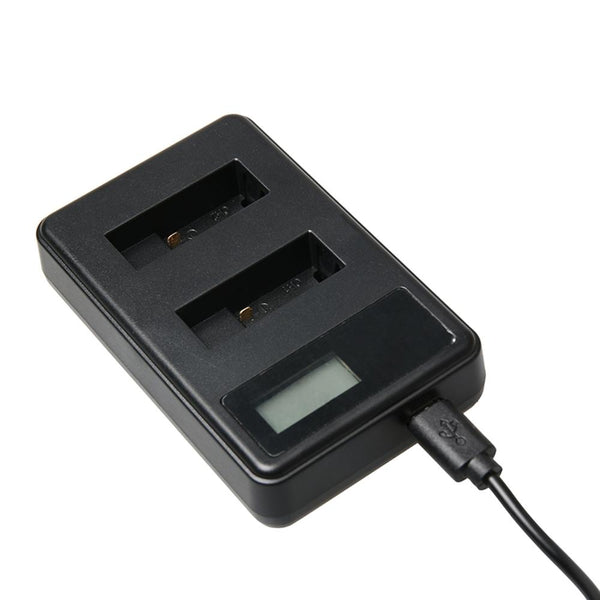 Dual Battery Charger with LCD Power Display for Gopro Hero 5 / 6