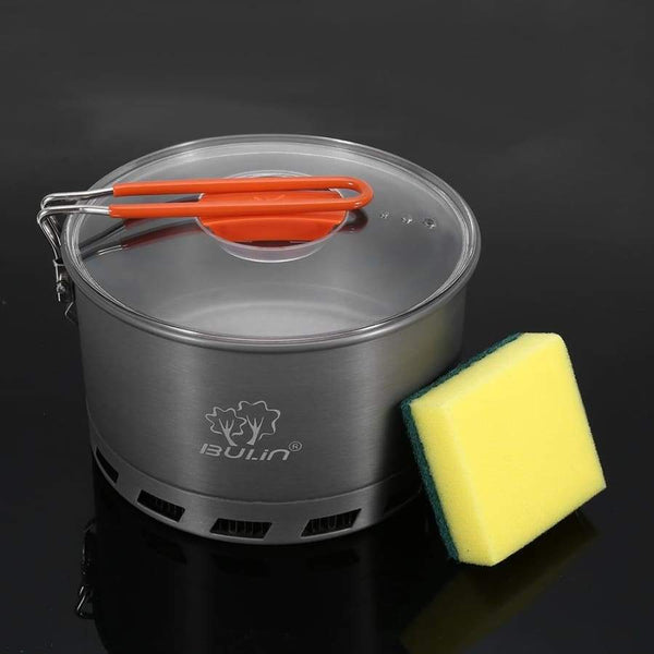 2 - 3 Person 2.1L Camping Heat Exchanger Pot - Camping Cookware