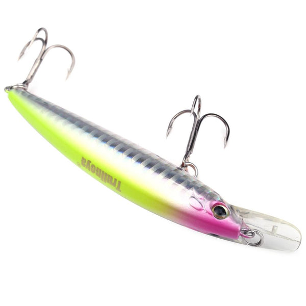 Trulinoya DW11 Fishing Lure Bait Plastic Hard Diving Minnow