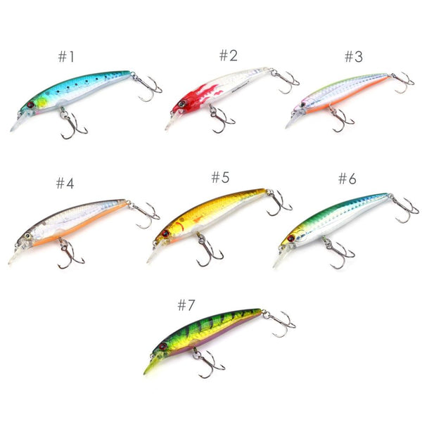 Trulinoya DW11 Fishing Lure Bait Plastic Hard Diving Minnow