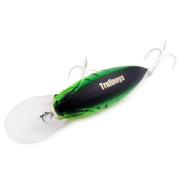 DW32 60mm Trulinoya Hard Fishing Lure Crank Artificial Baits with Hook Fishing Gear