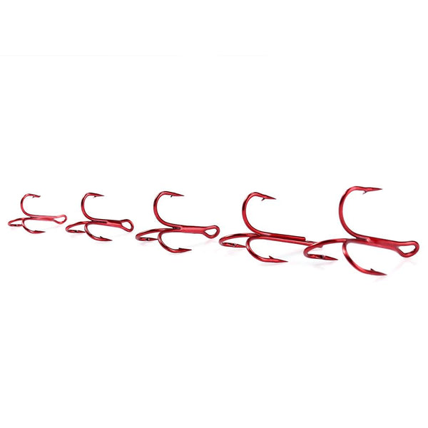 100 Pcs Lures Fishing Treble Hooks