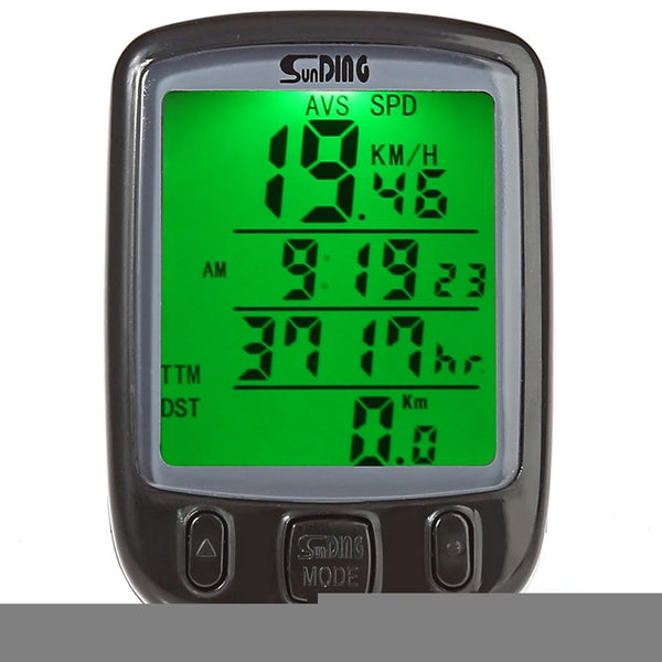 SunDing SD - 563B Outdoor Multifunction Water Resistant Cycling Odometer Speedometer