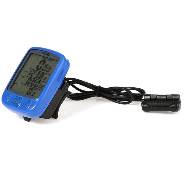 SunDing SD - 563B Outdoor Multifunction Water Resistant Cycling Odometer Speedometer