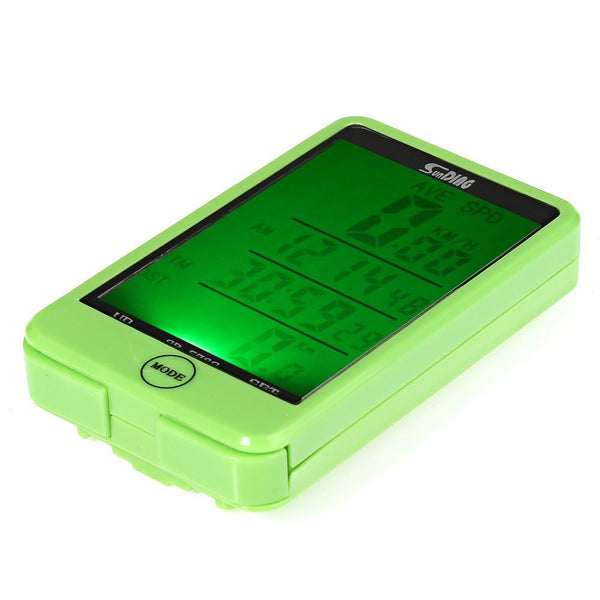 SunDing SD - 576C Water Resistant Touch Screen Wireless Bike Computer Speedometer with LCD Backlight