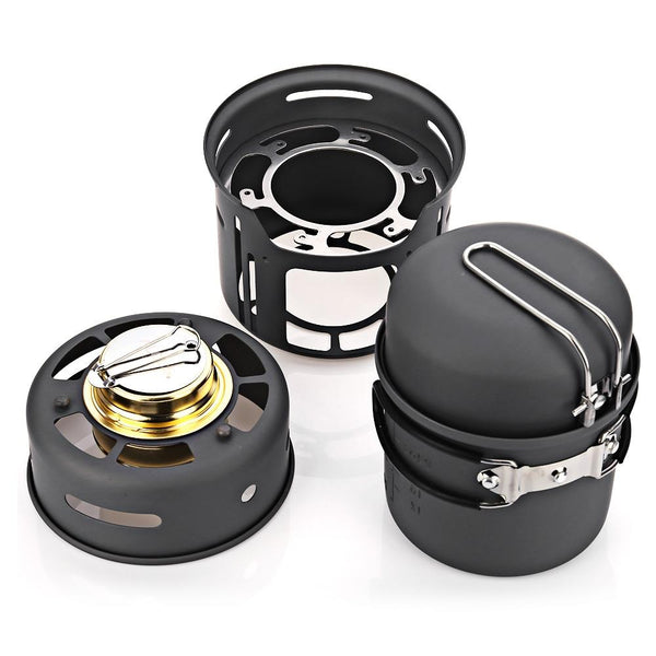1 - 2 Person 7pcs Camping Cook Set for Outdoor Hiking Picnic - CBXMall.com | Best Prices ➤ Fast DELIVERY | ✈ Free Standard Shipping over 100+ Countries Worldwide