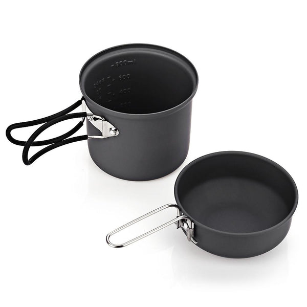1 - 2 Person 7pcs Camping Cook Set for Outdoor Hiking Picnic - CBXMall.com | Best Prices ➤ Fast DELIVERY | ✈ Free Standard Shipping over 100+ Countries Worldwide