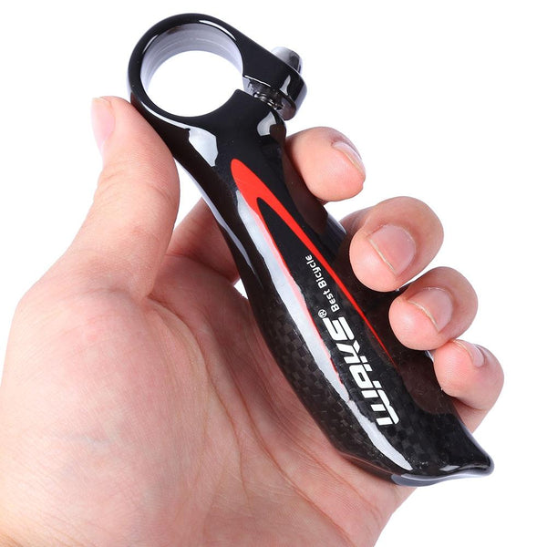 WAKE Paired Carbon Fiber Glossy Bicycle MTB Bike Handlebar Bar End