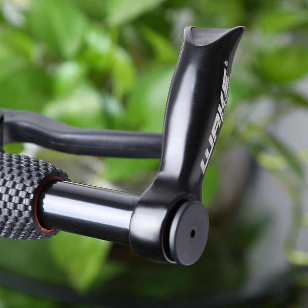 WAKE Paired Aluminum Alloy Glossy MTB Bike Handlebar Bar End with Rubber Lock-on Cover