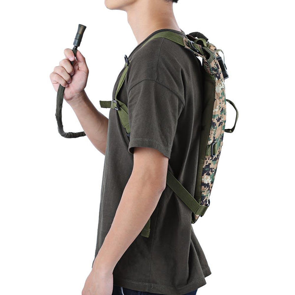 Lightweight 3L Water Canteen Pouch knapsack with Drinking Hose