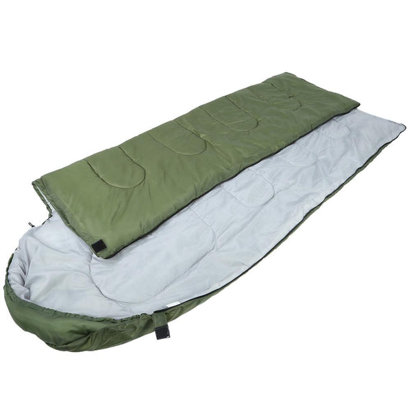 Outdoor Camping Travel Envelope Water Resistance Hooded Sleeping Bag - CBXMall.com | Best Prices ➤ Fast DELIVERY | ✈ Free Standard Shipping over 100+ Countries Worldwide