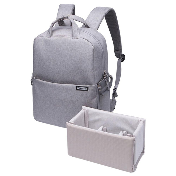 CADEN L5 Stylish Nylon Multifunction Shockproof Camera Backpack Bag for Canon Nikon