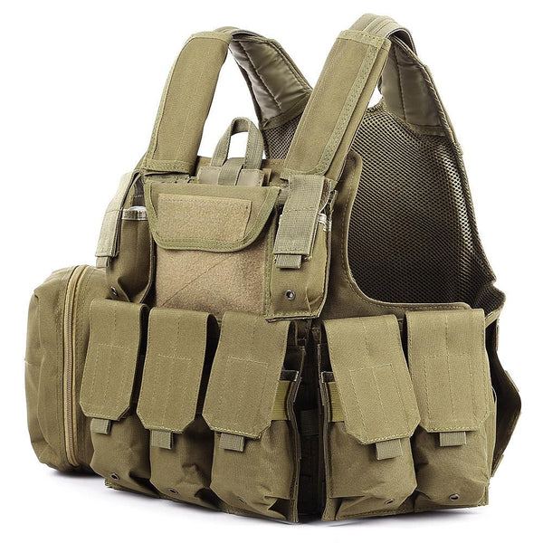 Tactical Military Battle Combat Airsoft Molle Bullet Assault Plate Carrier Vest - CBXMall.com | Best Prices ➤ Fast DELIVERY | ✈ Free Standard Shipping over 100+ Countries Worldwide