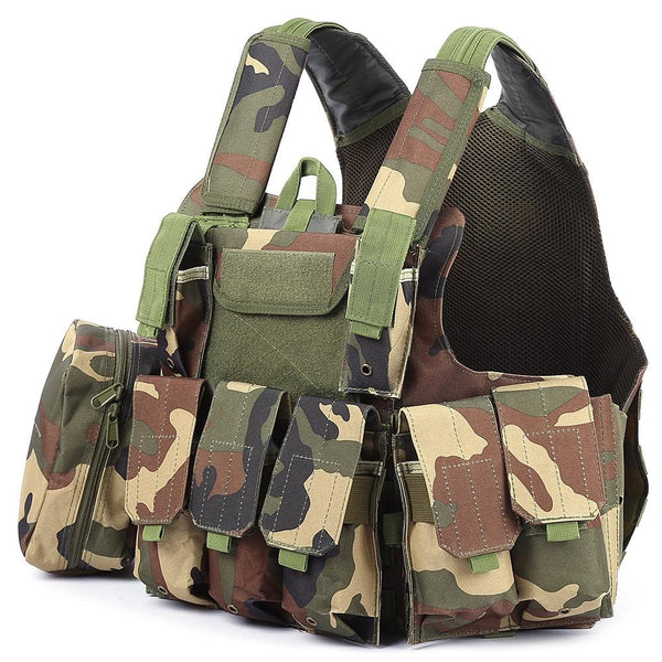 Tactical Military Battle Combat Airsoft Molle Bullet Assault Plate Carrier Vest - CBXMall.com | Best Prices ➤ Fast DELIVERY | ✈ Free Standard Shipping over 100+ Countries Worldwide