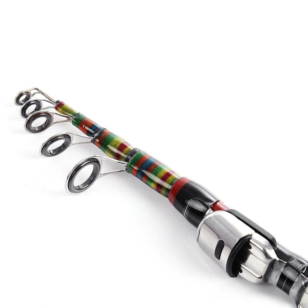 LEO Multifunctional Fishing Rod Portable Mini Lure Fish Tackle