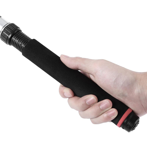 Durable Fishing Rod Telescopic Glass Fiber Pole with EVA Handle Outdoor Tool
