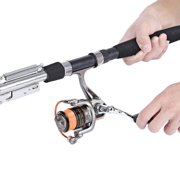 Sea River Lake Stainless Steel Automatic Fishing Rod Fish Pole