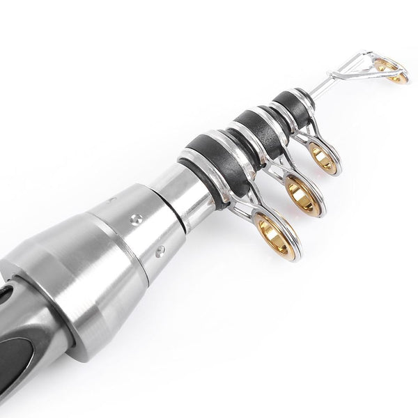 LEO Sea River Lake Pole Carbon Fiber Mini Automatic Fishing Rod Fish Device