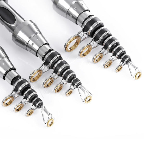 LEO Sea River Lake Pole Carbon Fiber Mini Automatic Fishing Rod Fish Device