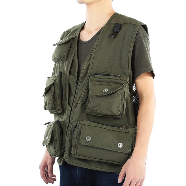 LEO Army Green Fishing Vest