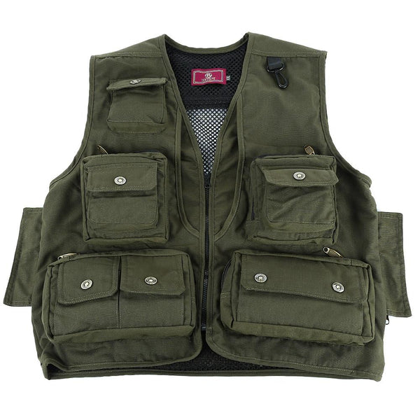 LEO Army Green Fishing Vest
