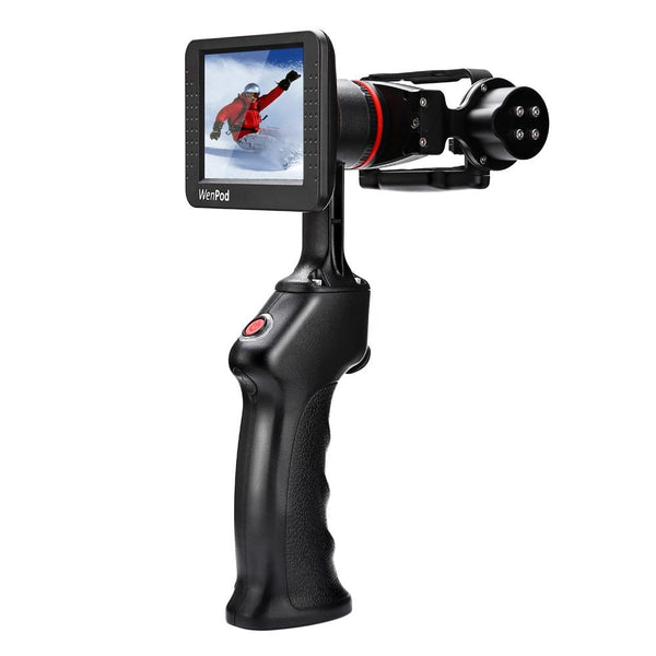 Wenpod GP1+ Smart Dual Axis Handheld Stabilizer for GoPro 3 / 3+ / 4 360 Degree Rotation