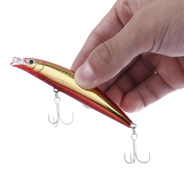 TSURINOYA DW18 Outdoor Fishing Lure Crank Bait with 2 Hook