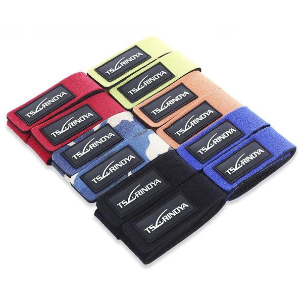 TSURINOYA 2pcs / Lot Fishing Rod Wrap Belt Tie Suspender Holder Fish Tackle