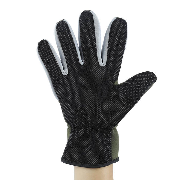 TSURINOYA Paired Warm Water Resistant Full Finger Glove for Outdoor Fishing