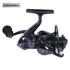 FISHDROPS Hollow-out Spinning Reel Fishing Tackle Lure with Exchangeable Handle