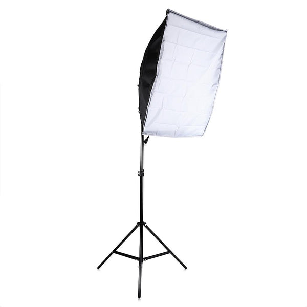 3-in-1 Photo Studio Kit 4 Lamp Holder 2m Light Stand 50 x 70cm Soft Box