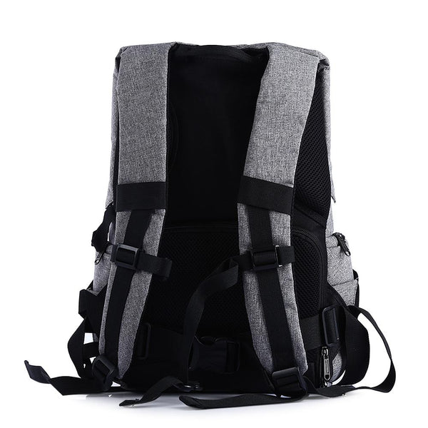 PROWELL DC21439 DSLR Camera Flax Photography Bag Backpack