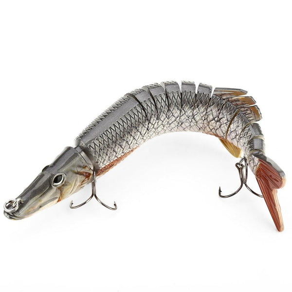 Proberos Artificial 13 Sections Big Pike Fishing Lure Crankbait