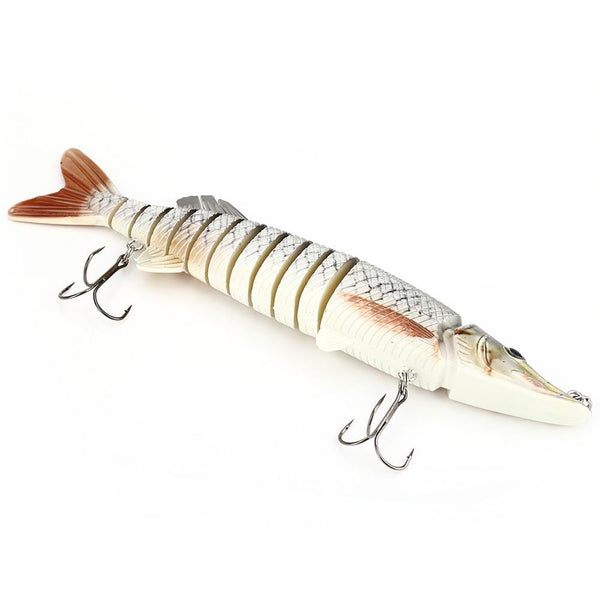 Proberos Artificial 13 Sections Big Pike Fishing Lure Crankbait