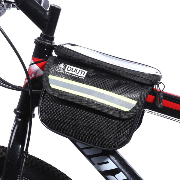 DUUTI Water Resistant Bicycle Phone Screen Front Tube Bag
