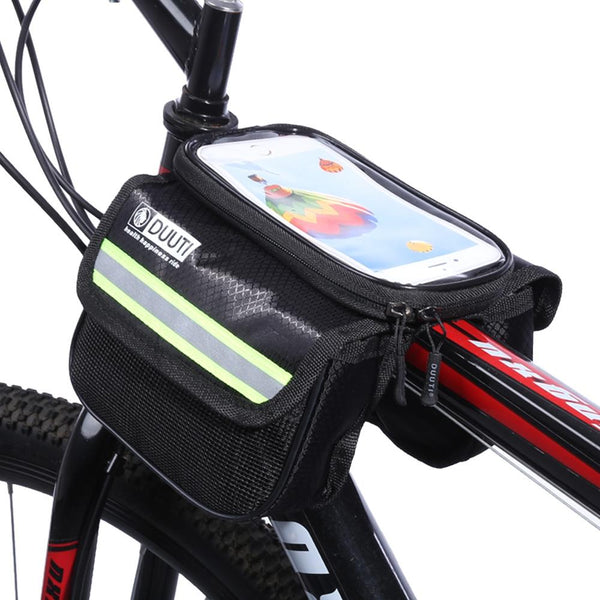 DUUTI Water Resistant Bicycle Phone Screen Front Tube Bag
