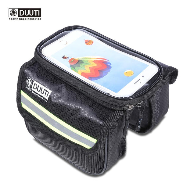 DUUTI Water Resistant Bicycle Phone Screen Front Tube Bag