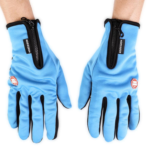 Robesbon Paired Unisex Outdoor Bicycle Screen Warm Riding Gloves