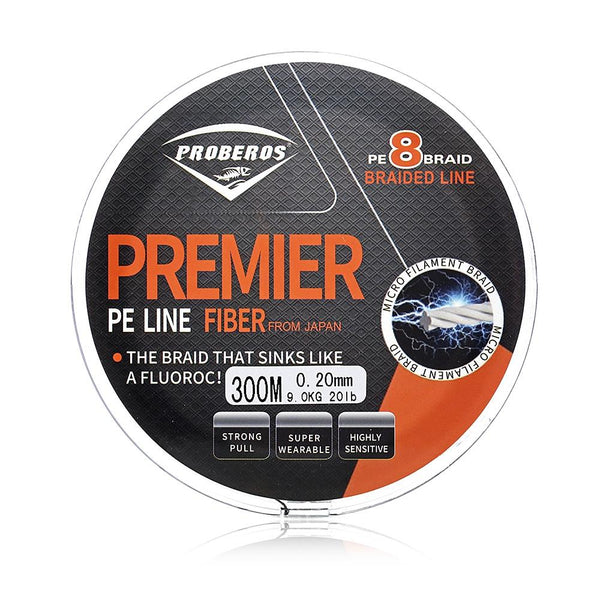 Proberos Strong 300M 8 Strand Weave PE Braided Fishing Line